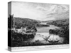 Miramichi Settlement on the Gulf of Saint Lawrence-Paul Sanby-Stretched Canvas