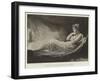 Miranda in a Boat Propelled by Caliban-George Romney-Framed Giclee Print