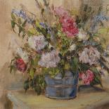 Flowers in a bucket-Miranda Legard-Giclee Print