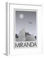 Miranda Retro Travel Poster-null-Framed Poster