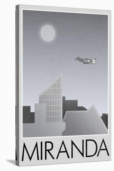 Miranda Retro Travel Poster-null-Stretched Canvas