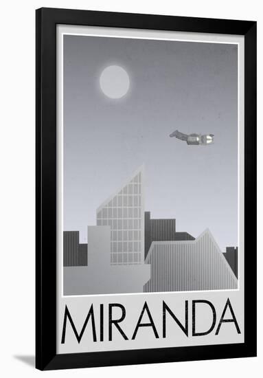 Miranda Retro Travel Poster-null-Framed Poster