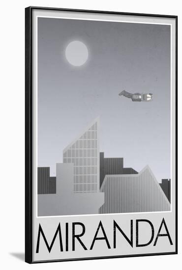 Miranda Retro Travel-null-Framed Art Print