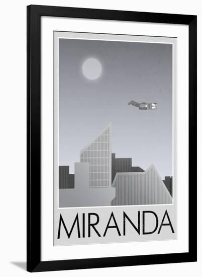 Miranda Retro Travel-null-Framed Art Print