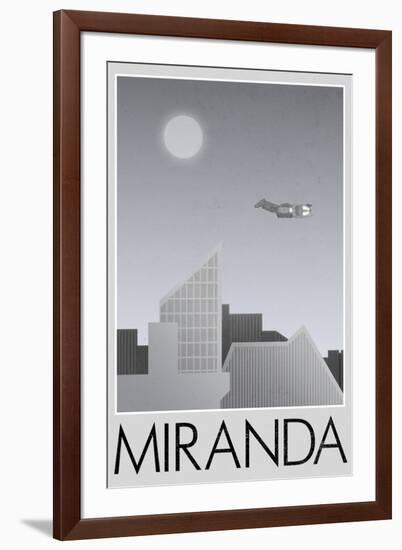 Miranda Retro Travel-null-Framed Art Print