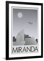 Miranda Retro Travel-null-Framed Art Print