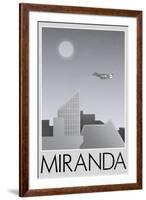 Miranda Retro Travel-null-Framed Art Print