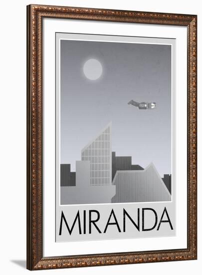 Miranda Retro Travel-null-Framed Art Print