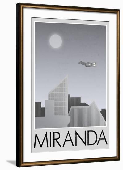 Miranda Retro Travel-null-Framed Art Print