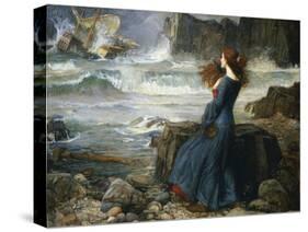 Miranda, the Tempest, 1916-John William Waterhouse-Stretched Canvas