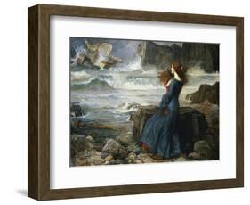 Miranda, the Tempest, 1916-John William Waterhouse-Framed Premium Giclee Print