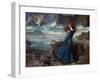 Miranda - the Tempest (Shakespeare) - Peinture De John William Waterhouse, (1849-1917), 1916 - Oil-John William Waterhouse-Framed Giclee Print