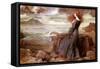 Miranda the Tempest-John William Waterhouse-Framed Stretched Canvas