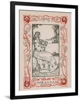 Miranda, The Tempest-Robert Anning Bell-Framed Giclee Print