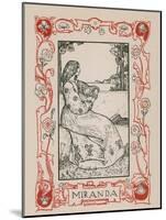 Miranda, The Tempest-Robert Anning Bell-Mounted Giclee Print