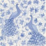Peacock Garden VIII BW-Miranda Thomas-Art Print