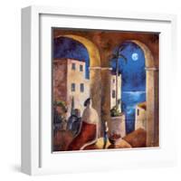 Mirando la Luna-Didier Lourenco-Framed Art Print