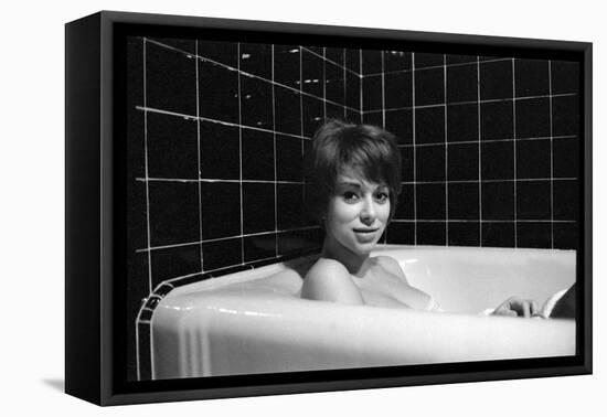 Mireille Darc in Her Bath, 1966-DR-Framed Stretched Canvas