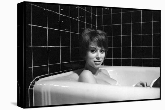 Mireille Darc in Her Bath, 1966-DR-Stretched Canvas