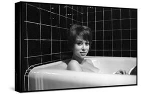 Mireille Darc in Her Bath, 1966-DR-Stretched Canvas