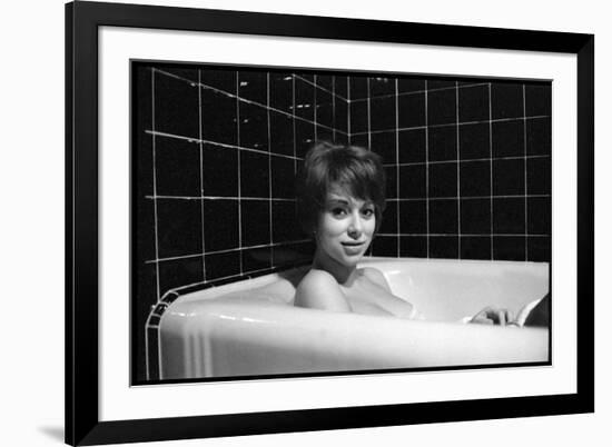 Mireille Darc in Her Bath, 1966-DR-Framed Photographic Print