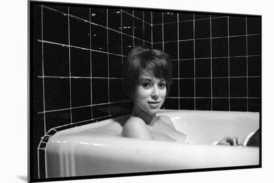 Mireille Darc in Her Bath, 1966-DR-Mounted Photographic Print