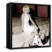 Mireille Darc-null-Framed Stretched Canvas