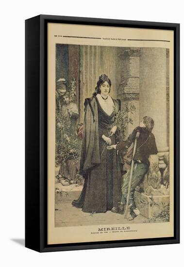 Mireille, from the Illustrated Supplement of 'Le Petit Journal', 18th November 1893-Pierre-Auguste Cot-Framed Stretched Canvas