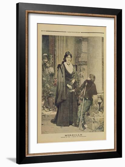 Mireille, from the Illustrated Supplement of 'Le Petit Journal', 18th November 1893-Pierre-Auguste Cot-Framed Giclee Print