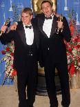 Actors Screenwriters Matt Damon and Ben Affleck Holding their Oscars in Press Room Atacademy Awards-Mirek Towski-Premium Photographic Print