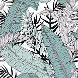 Palm Jungle Leaves Pattern-Mirifada-Art Print