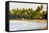 Mirissa Beach at Sunset, South Coast, Southern Province, Sri Lanka, Asia-Matthew Williams-Ellis-Framed Stretched Canvas