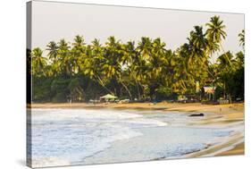 Mirissa Beach at Sunset, South Coast, Southern Province, Sri Lanka, Asia-Matthew Williams-Ellis-Stretched Canvas
