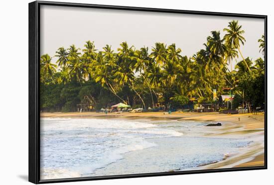 Mirissa Beach at Sunset, South Coast, Southern Province, Sri Lanka, Asia-Matthew Williams-Ellis-Framed Photographic Print