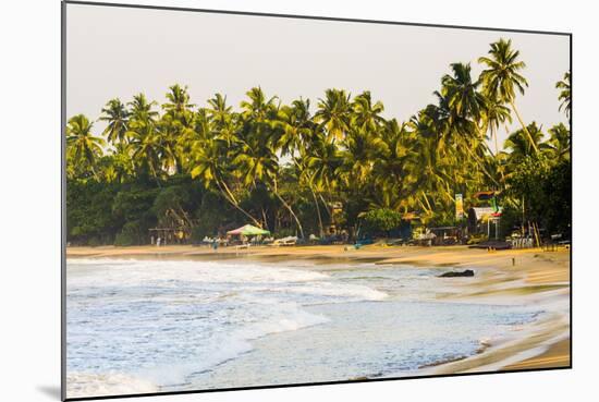 Mirissa Beach at Sunset, South Coast, Southern Province, Sri Lanka, Asia-Matthew Williams-Ellis-Mounted Photographic Print