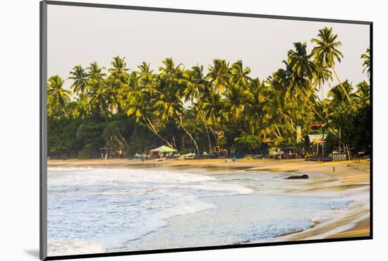 Mirissa Beach at Sunset, South Coast, Southern Province, Sri Lanka, Asia-Matthew Williams-Ellis-Mounted Photographic Print