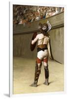 Mirmillon - a Gallic Gladiator-Jean Leon Gerome-Framed Giclee Print