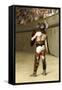 Mirmillon - a Gallic Gladiator-Jean Leon Gerome-Framed Stretched Canvas