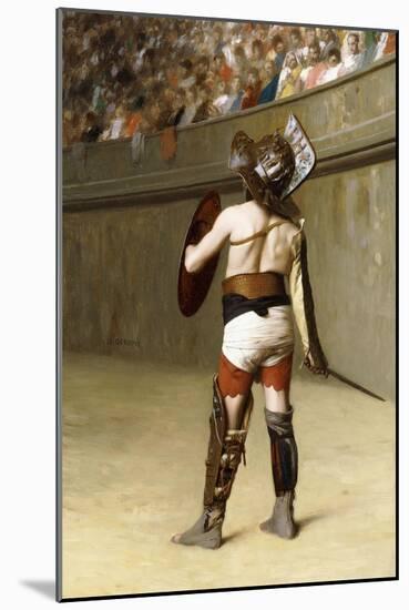 Mirmillon - a Gallic Gladiator-Jean Leon Gerome-Mounted Giclee Print