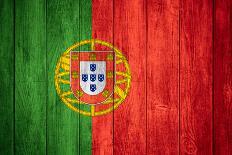 Flag Of Portugal-Miro Novak-Art Print