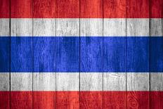 Flag Of Thailand-Miro Novak-Art Print