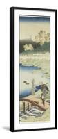 Miroir des vers chinois et japonais : Tokusa gari (paysan portant des joncs)-Katsushika Hokusai-Framed Giclee Print