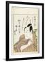 Miroirs des acteurs de kabuki (yakusha awase kagami)-Utagawa Toyokuni-Framed Giclee Print