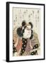 Miroirs des acteurs de kabuki (yakusha awase kagami)-Utagawa Toyokuni-Framed Giclee Print