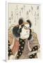 Miroirs des acteurs de kabuki (yakusha awase kagami)-Utagawa Toyokuni-Framed Giclee Print