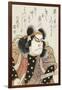 Miroirs des acteurs de kabuki (yakusha awase kagami)-Utagawa Toyokuni-Framed Giclee Print