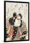 Miroirs des acteurs de kabuki (yakusha awase kagami)-Utagawa Toyokuni-Framed Giclee Print