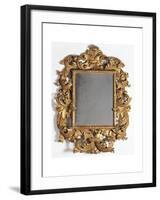 Mirror, Carved and Gilded Lime Tree Wood, Italy-null-Framed Giclee Print