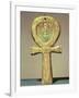 Mirror Case in the Form of an Ankh, from the Tomb of Tutankhamun (circa 1370-52 BC) New Kingdom-null-Framed Giclee Print