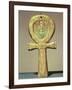 Mirror Case in the Form of an Ankh, from the Tomb of Tutankhamun (circa 1370-52 BC) New Kingdom-null-Framed Giclee Print